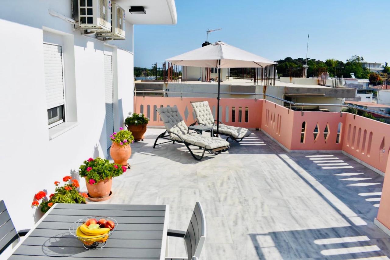 Cozy Renovated Apartment "Filoxenia" คาโตดารัตโซ ภายนอก รูปภาพ